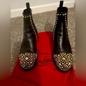 Christian Louboutin Chasse Clou Flat Calf